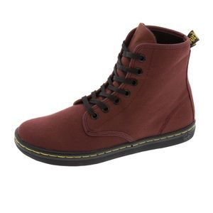 Dr Martens Shoreditch Cherry Red Shoes Size 6 New